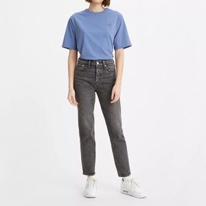 Levi’s Wedgie Icon Fit Ankle Jean in Washed Black